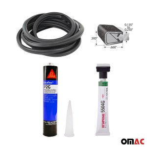 RAM PROMASTER Rear Side Fixed Glass - Left - Omac - Trim Primer Glue - Galaxy - 2014 RAM PROMASTER Rear Side Fixed Glass - Left - Omac - Trim Primer Glue - Galaxy - 2014